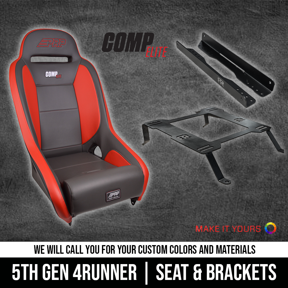 Custom PRP Competition Elite Seat & 8Runner Seat Bracket Kit | 2010+ 4Runner