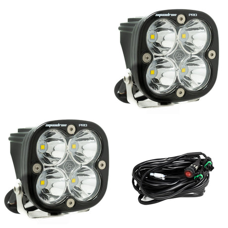 Squadron Pro Black LED Auxiliary Light Pod Pair - Universal