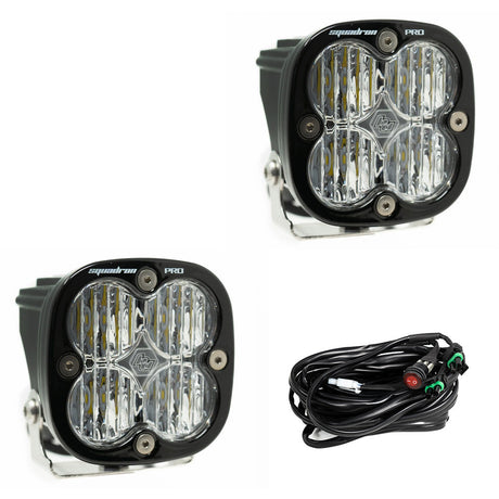 Squadron Pro Black LED Auxiliary Light Pod Pair - Universal