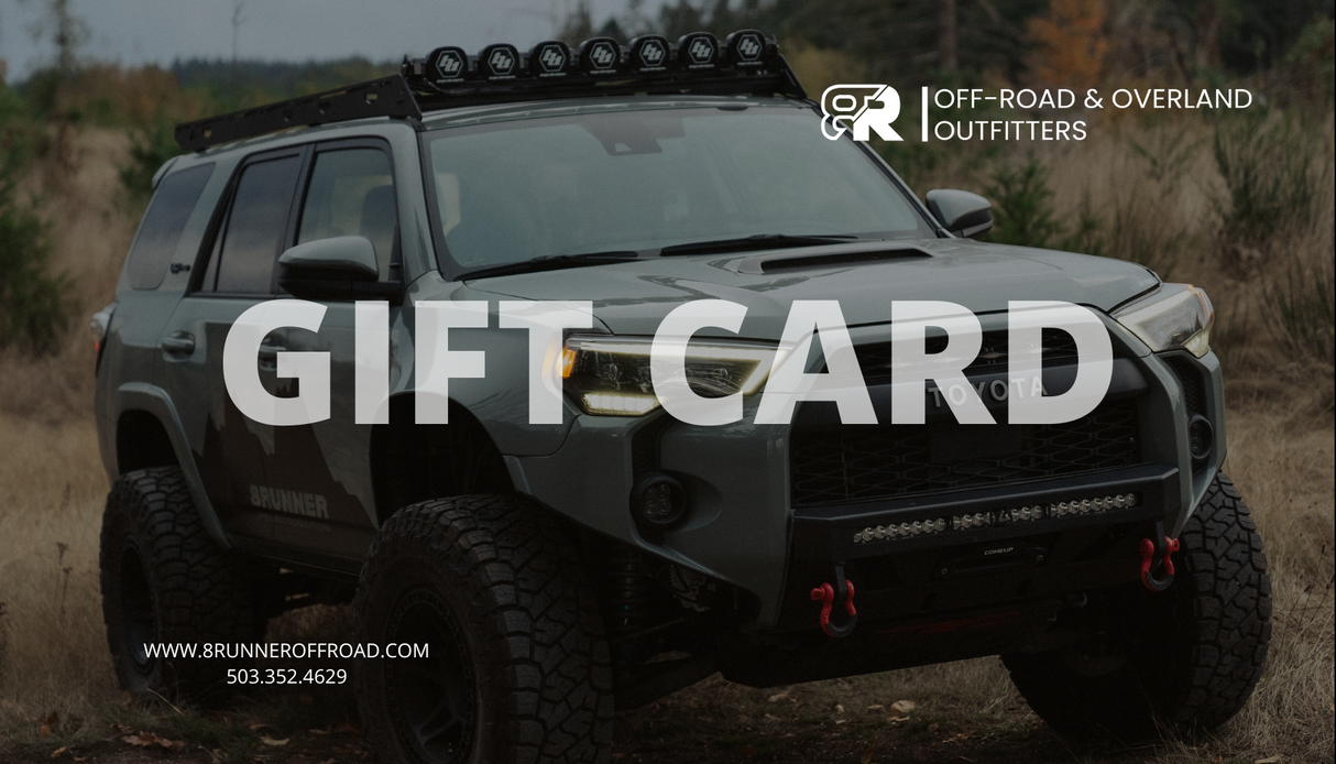 8RUNNER OFF-ROAD GIFT CERTIFICATE