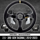 Steering Wheel Adapter & Switch Group Relocation Kit w/ Sparco |  2012+ Tacoma