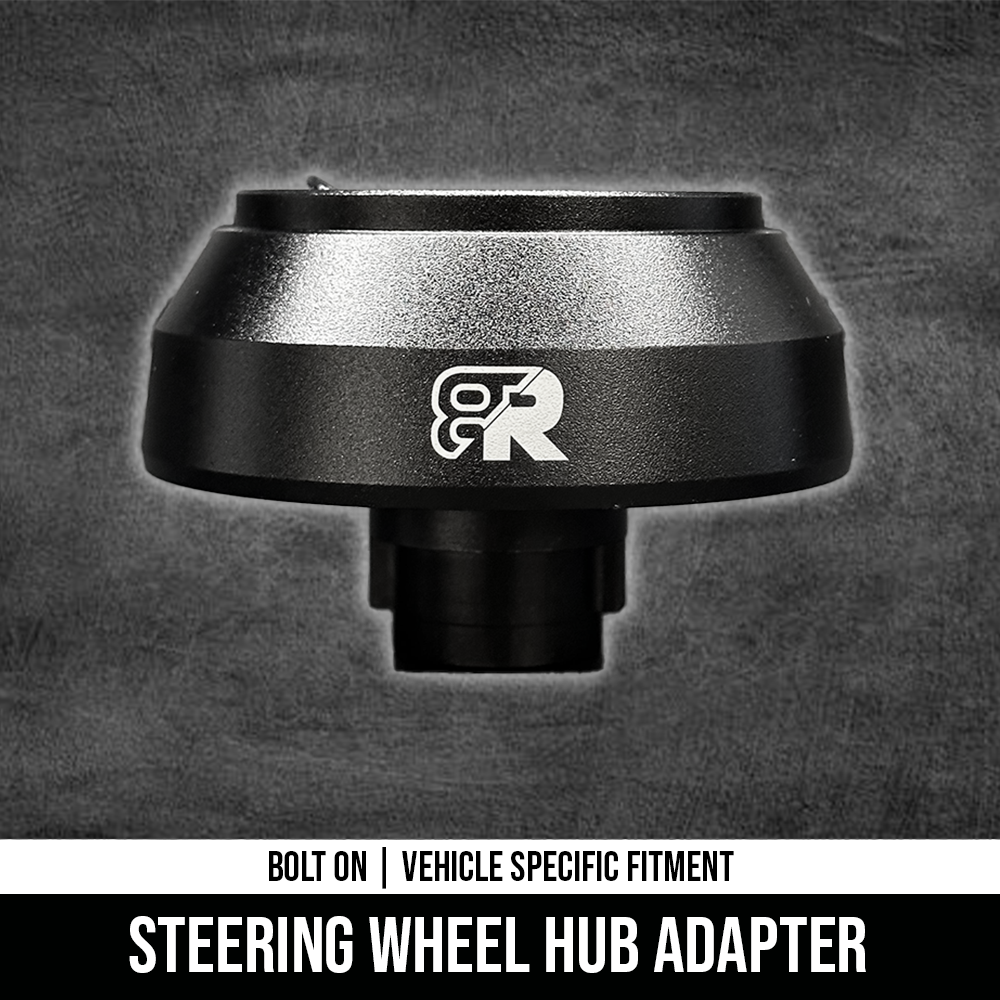Steering Wheel Adapter & Switch Group Relocation Kit w/ PRP Flat Faced Suede |  2012+ Tacoma
