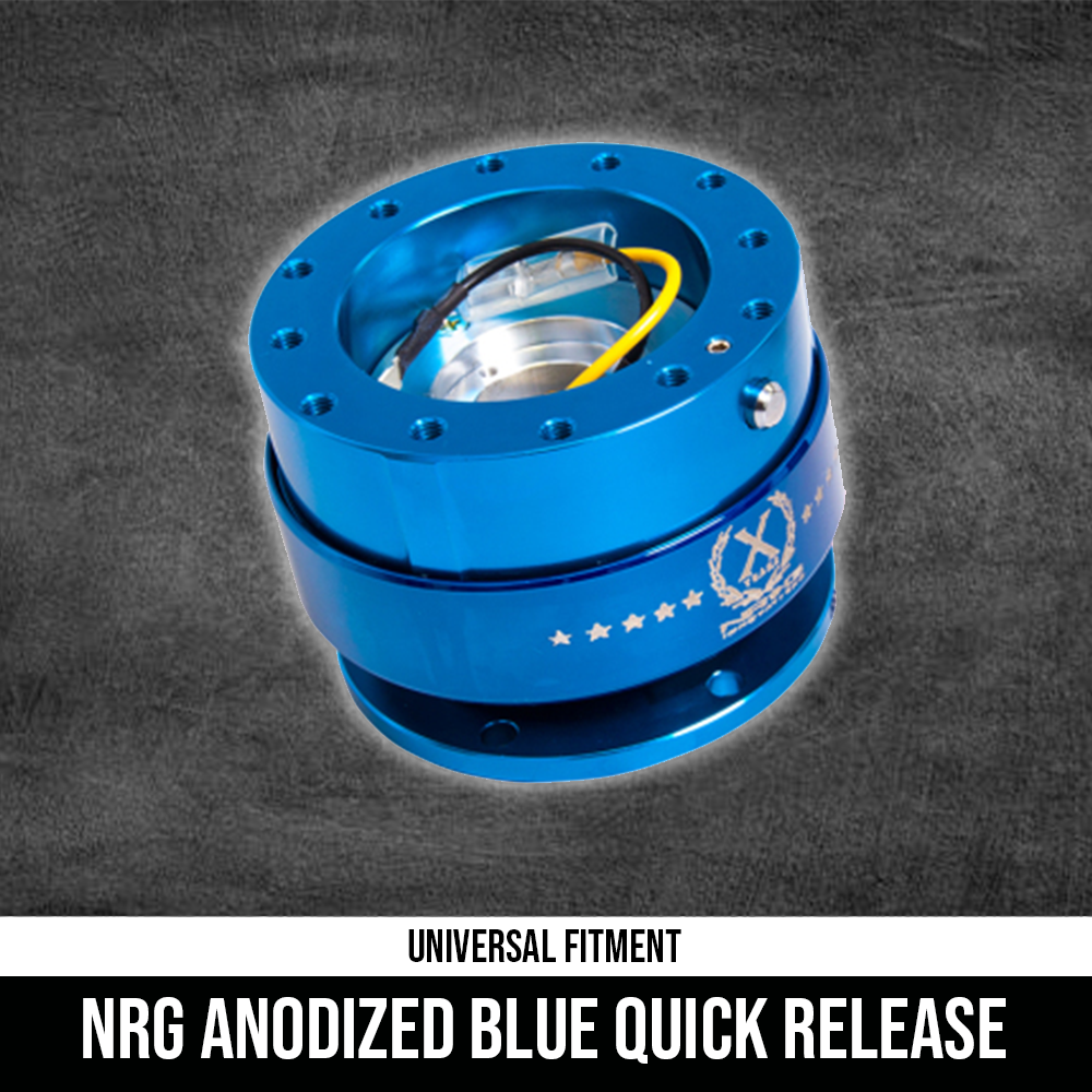 NRG Steering Wheel Quick Release 2.0 - Blue
