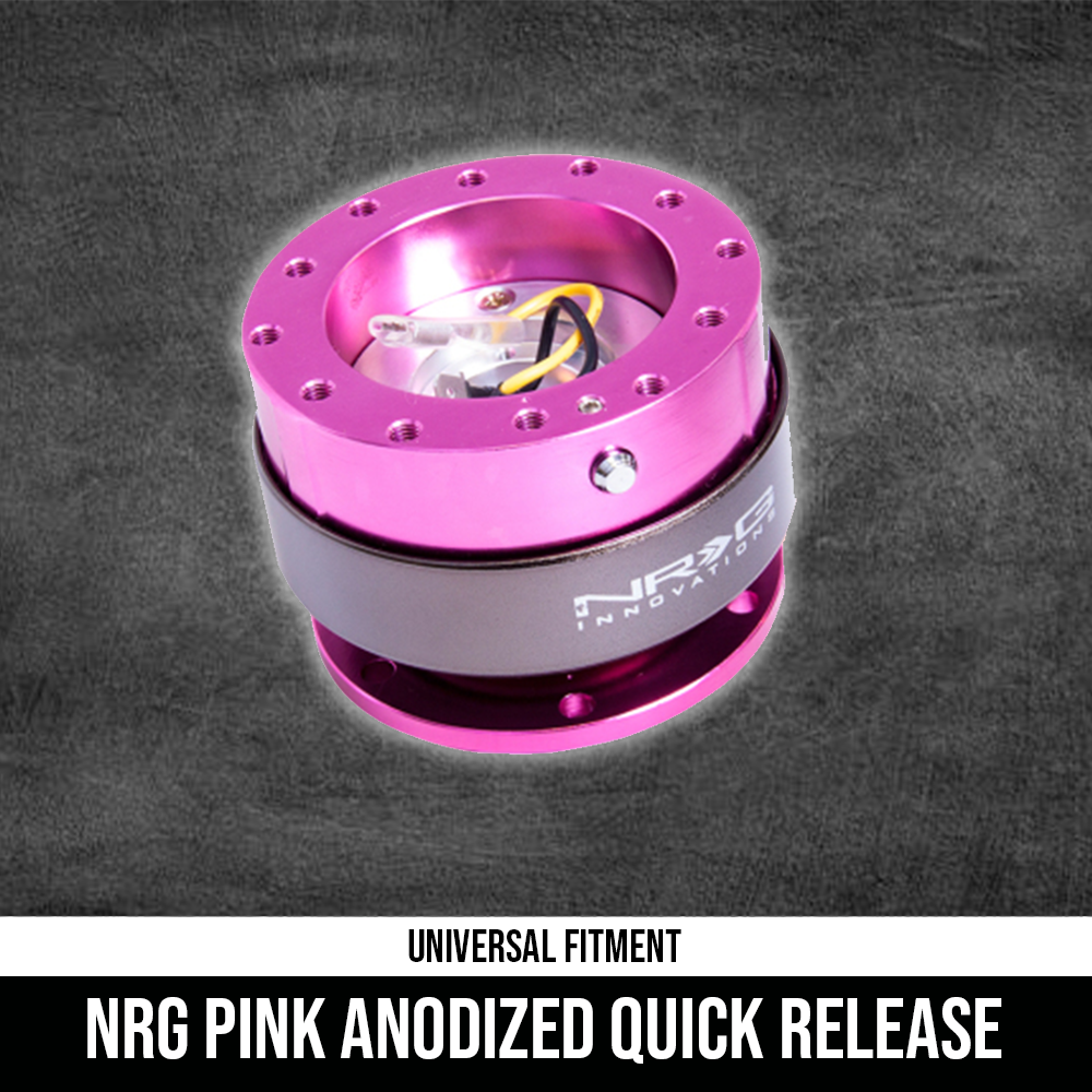NRG Steering Wheel Quick Release 2.0 - Pink
