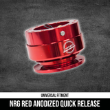 NRG Steering Wheel Quick Release 2.0 - Red