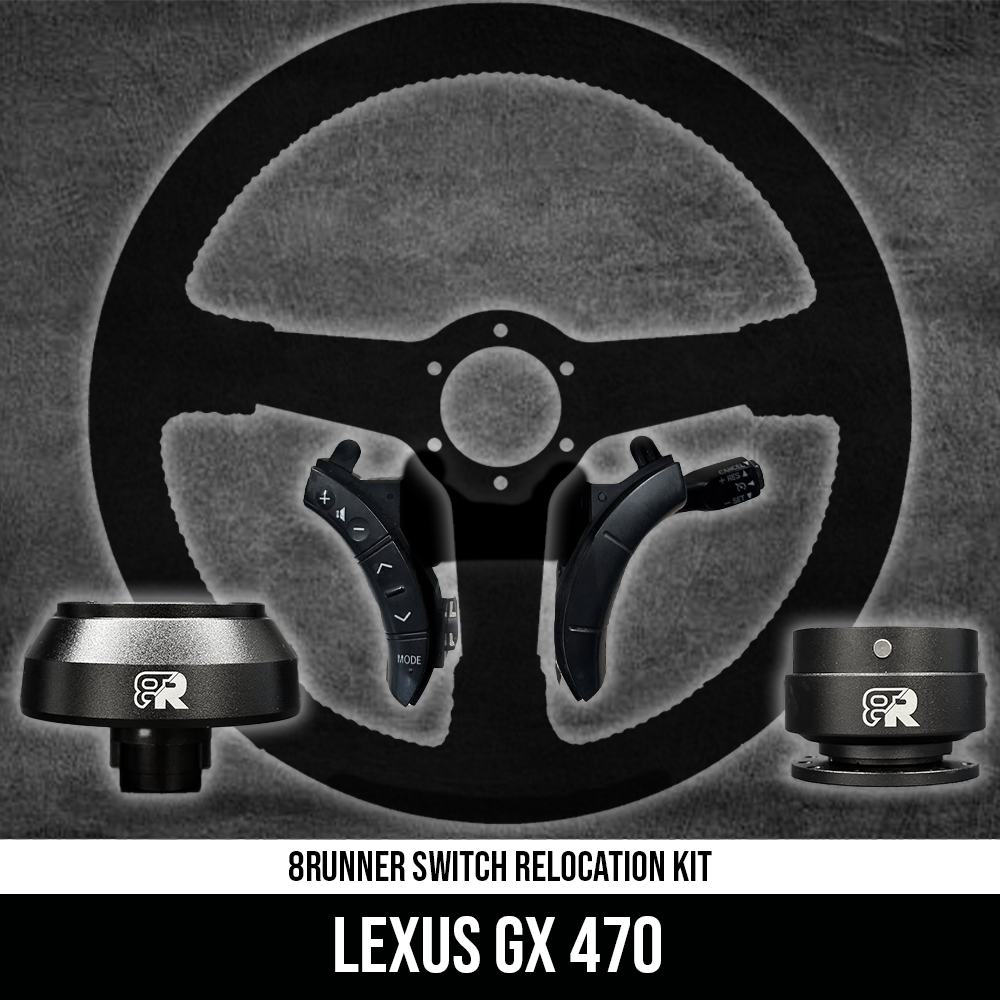 Steering Wheel Adapter & Switch Group Relocation Kit | 2003-09 Lexus GX470