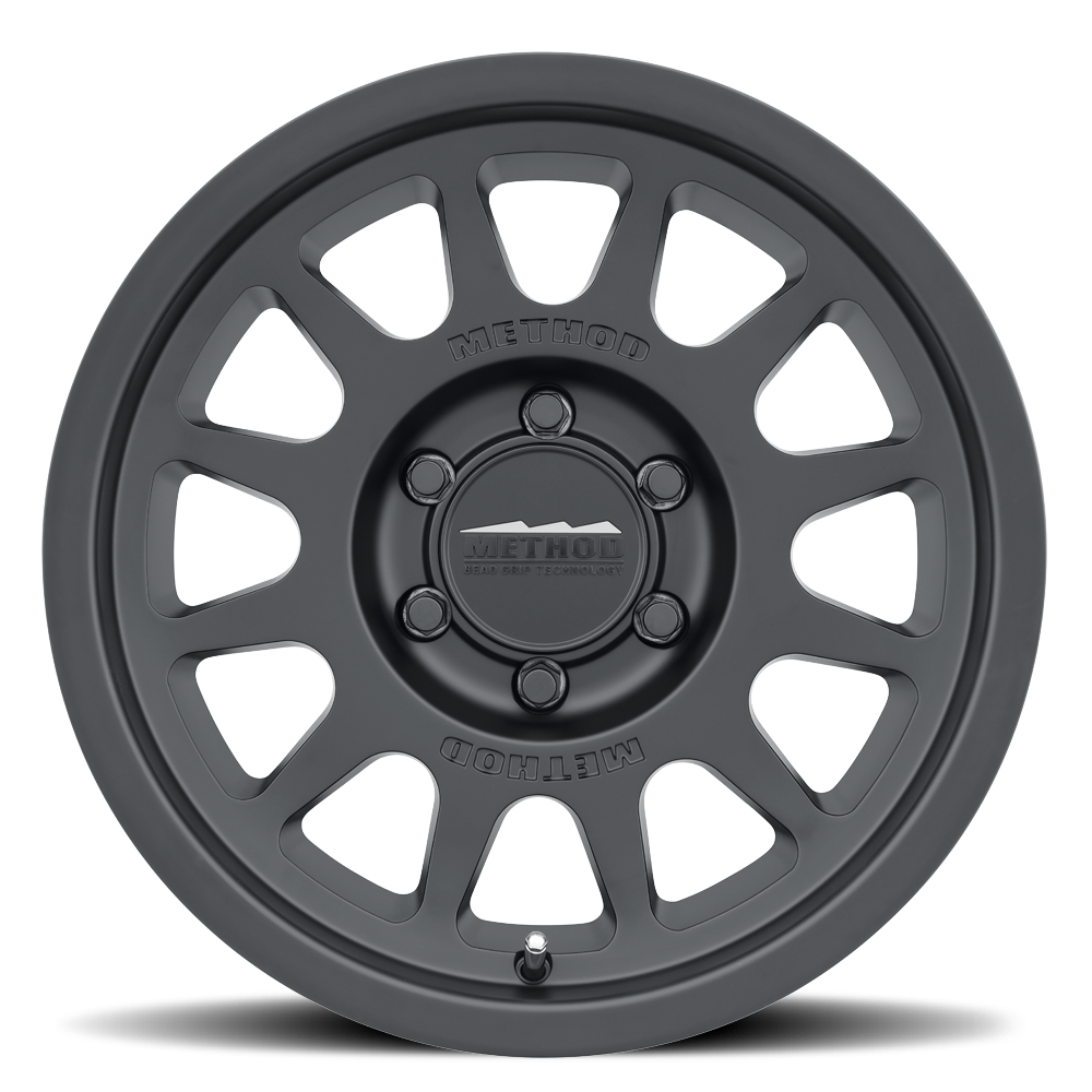 MR703 Bead Grip, 17x9, -12mm Offset, 6x5.5, 6x139.7, 106.25mm Centerbore, Matte Black