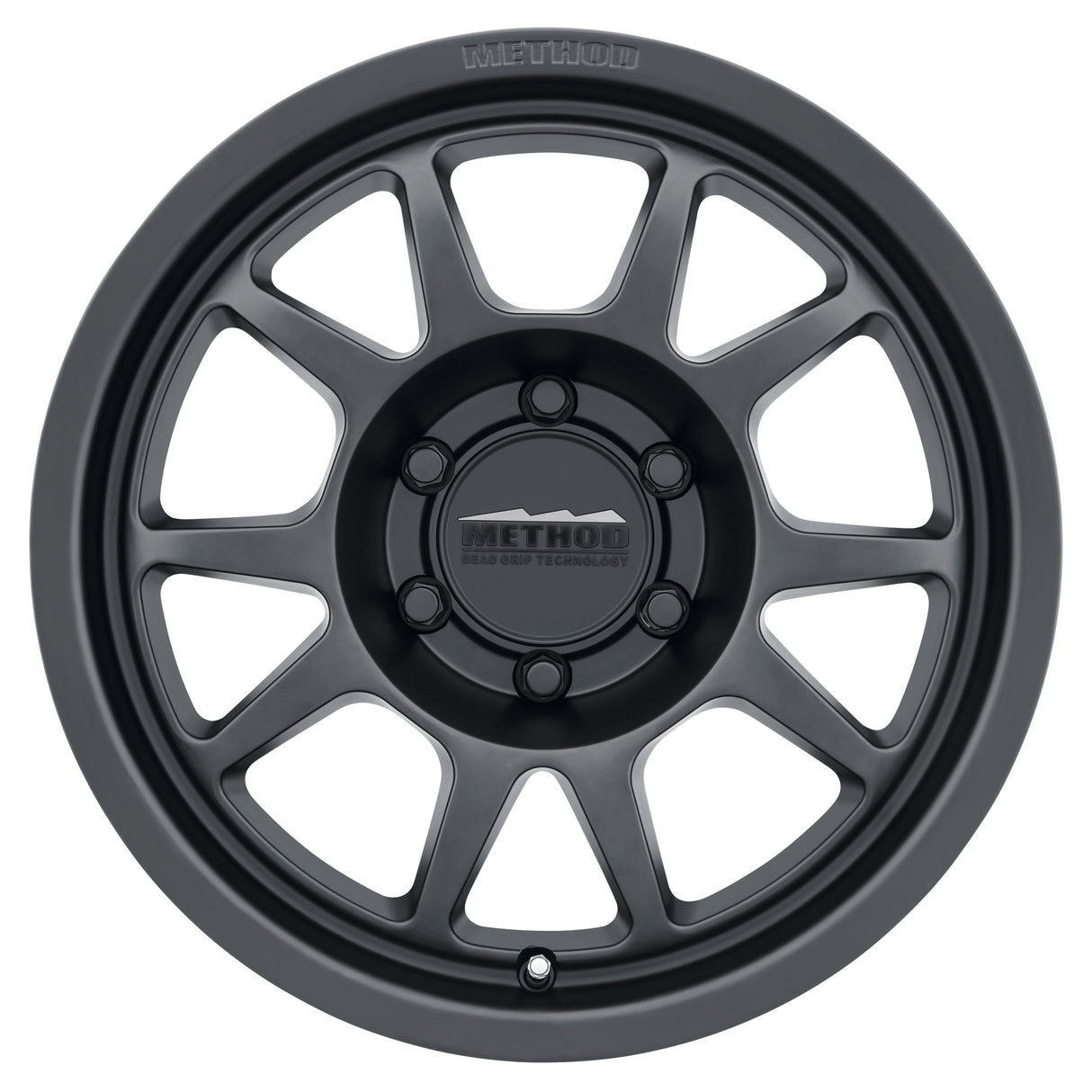 MR702 Bead Grip, 17x8.5, 0mm Offset, 6x5.5, 6x139.7, 106.25mm Centerbore, Matte Black