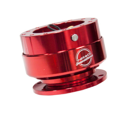 NRG Steering Wheel Quick Release 2.0 - Red