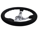 NRG Reinforced Steering Wheel White Hydrodipped Digi-Camo Spokes